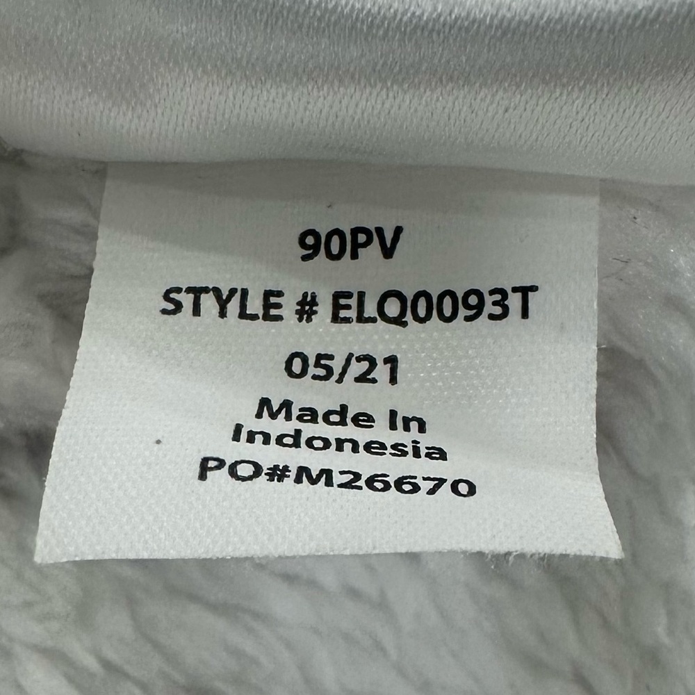 Eddie Bauer Aztec Tribal Print Plush Fleece 1/4 Zip Pullover XL Cream White - Picture 9 of 9